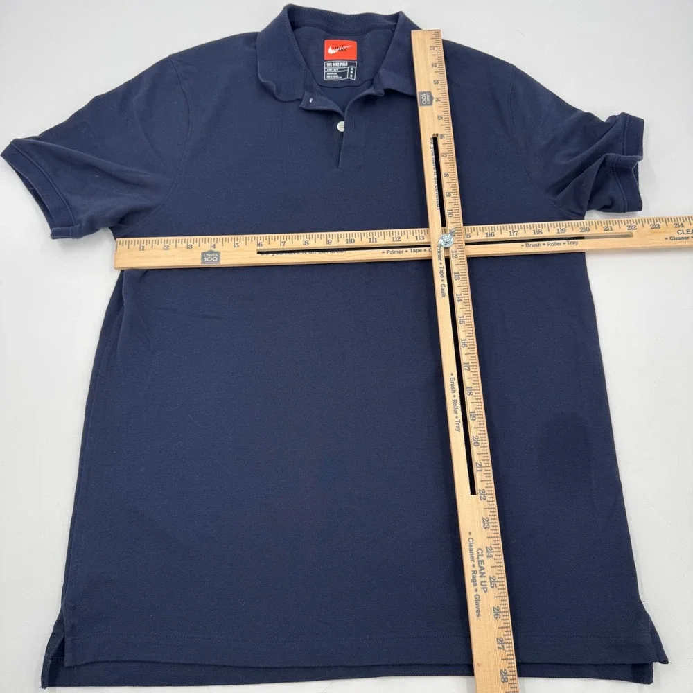 Nike The Nike Polo Kids Medium DRI-FIT Performance Blue Short‎ Sleeve